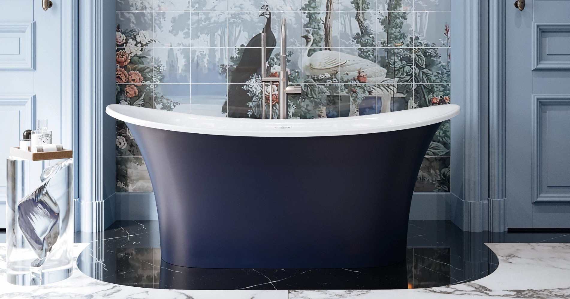 Bath - navy bathtub