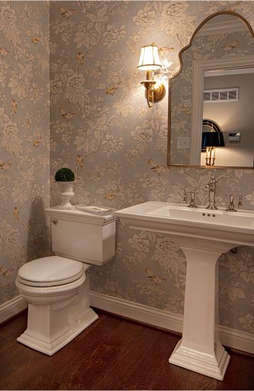 premier plumbing bath floral wallpaper